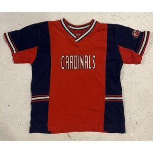 Vintage Mighty Mac Sports St Louis Cardinals Shirt Youth Size 6‎ Boys Kids